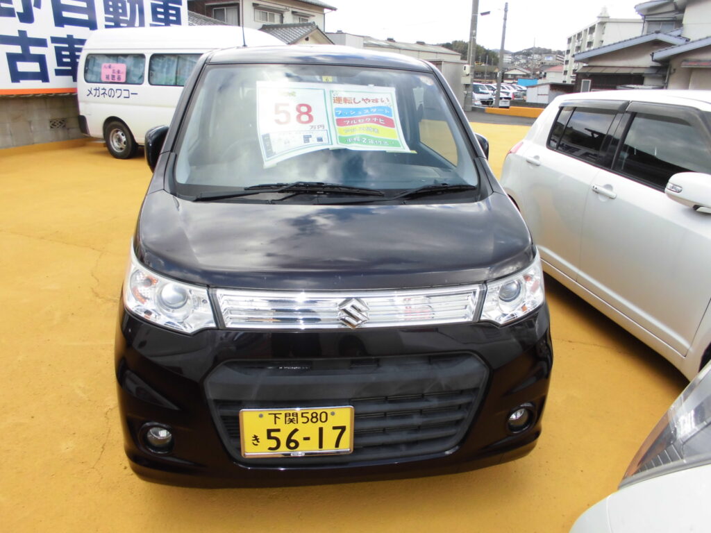 スズキ ワゴンｒ スティングレーｔ 下関の車検 自動車販売 修理 勝野自動車